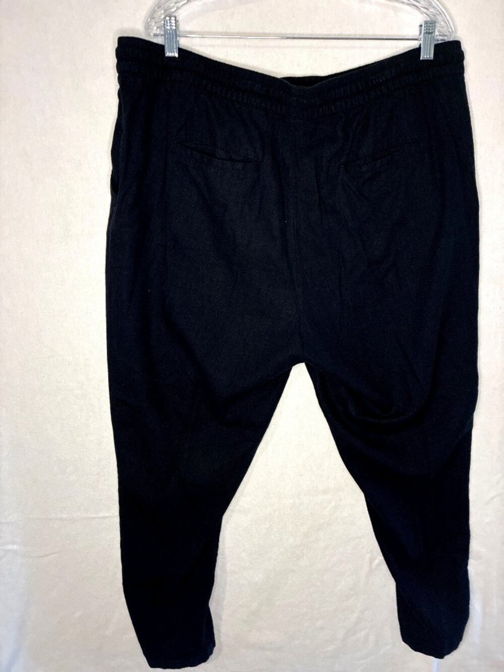 Old Navy Black Linen Blend Cropped Pants – Women's XL - Picture 2 of 11